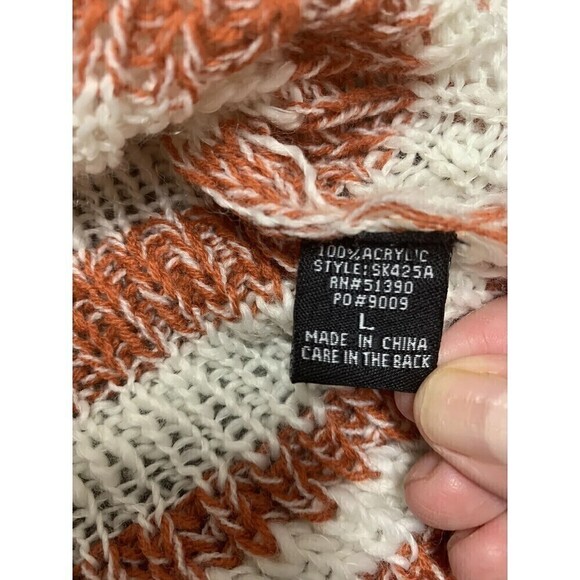 TIMING Knit Bell‎ Sleeves Womens Sweater Size Large - Picture 6 of 7